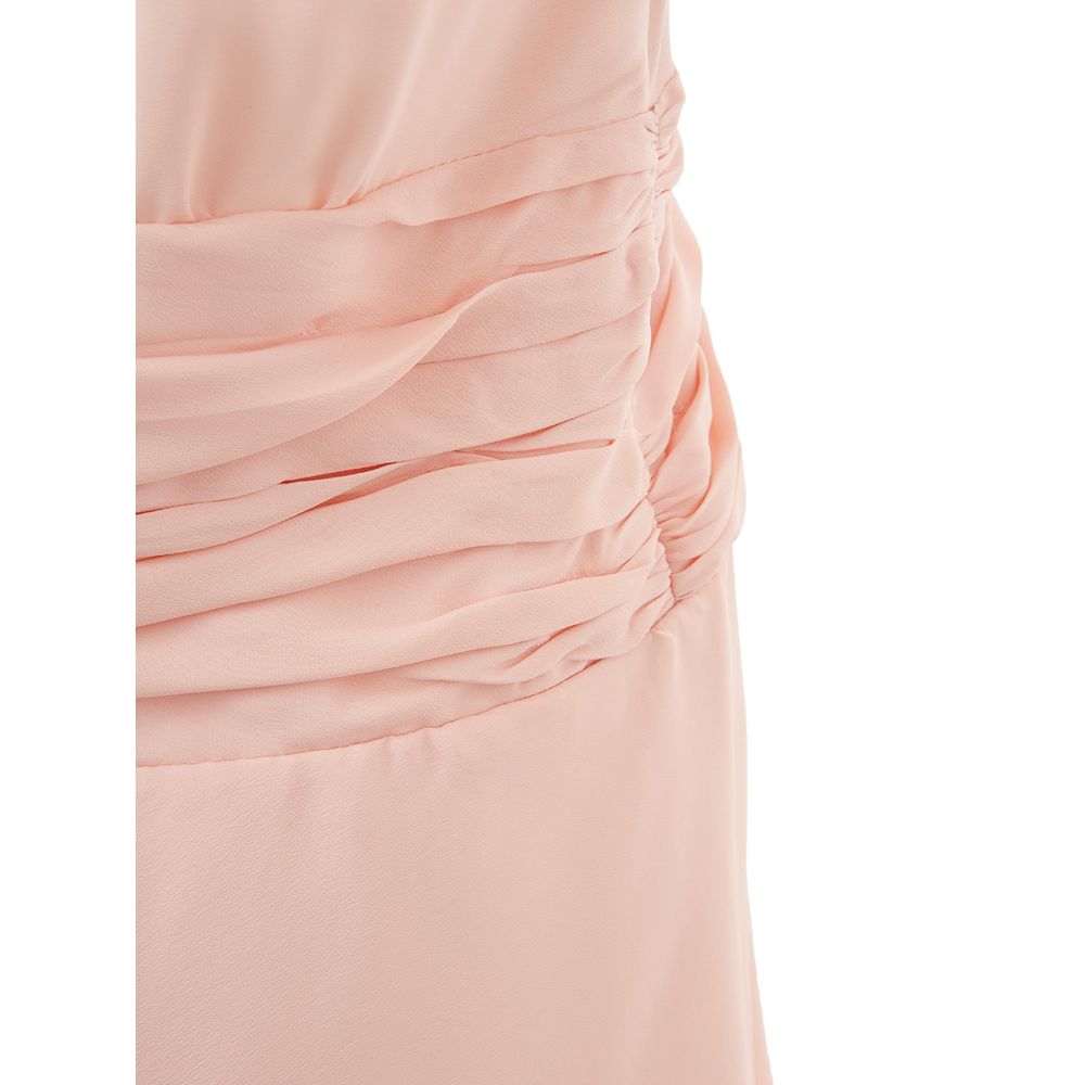 Lardini Elegant Pink Acetate Dress