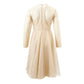 Lardini Beige Cotton Elegance Dress