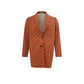 Lardini Chic Cotton Brown Jacket for the Modern Woman