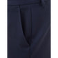 Lardini Elegant Blue Wool Pants for Women