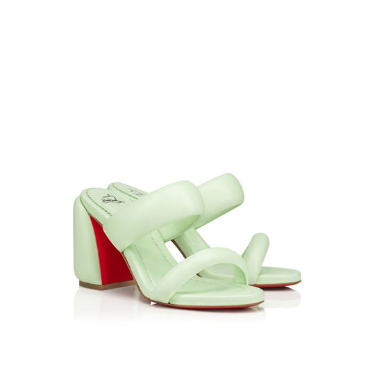 Christian Louboutin Emerald Elegance Leather Sandals