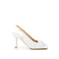 Bottega Veneta Elegant White Leather Sandals