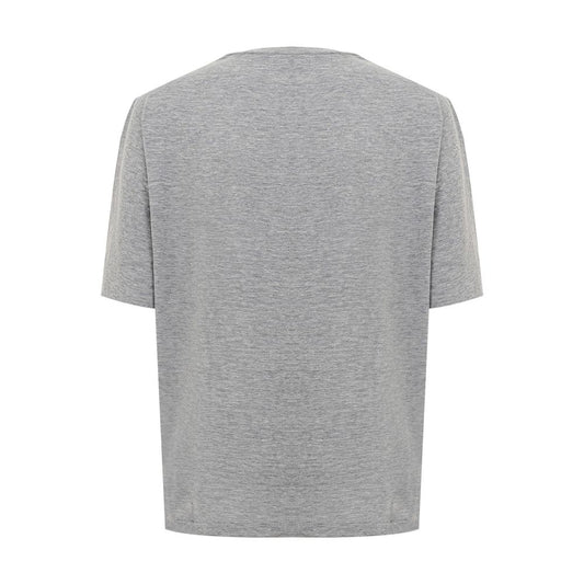 Dsquared² Elegant Gray Cotton Top for Women