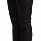 Dolce & Gabbana Black Skinny Leggings Leather Pants