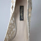 Dolce & Gabbana White Taormina Lace Crystal Heels Pumps Shoes