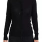 Dolce & Gabbana Black Long Sleeve Blouse Sweater