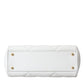 Dolce & Gabbana White Quilted Leather SICILY Hand Shoulder Purse Satchel Bag