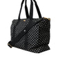 Dolce & Gabbana Black Polka Dot Changing Mat Baby Duffle Bag