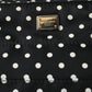 Dolce & Gabbana Black Polka Dot Changing Mat Baby Duffle Bag