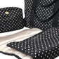 Dolce & Gabbana Black Polka Dot Changing Mat Baby Duffle Bag