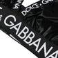 Dolce & Gabbana Black White Logo Print Sports Women Bra Underwear