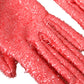 Dolce & Gabbana Pink Lurex Fantasia Mid Arm Length Gloves