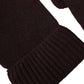 Dolce & Gabbana Brown Wool Knitted Wrist Length Gloves