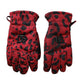 Dolce & Gabbana Red Leopard Logo Wrist Length Gloves