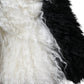 Dolce & Gabbana Black White Stripes Mohair Fur Bucket Hat