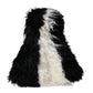 Dolce & Gabbana Black White Stripes Mohair Fur Bucket Hat