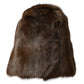 Dolce & Gabbana Brown Weasel Fur Womens Cashmere Hat Beanie