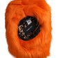 Dolce & Gabbana Orange Faux Fur Polyester Fedora Hat