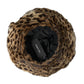 Dolce & Gabbana Brown Leopard Fur Women Bucket Hat