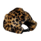 Dolce & Gabbana Brown Leopard Fur Women Bucket Hat