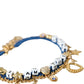 Dolce & Gabbana Gold Tone Brass Chain Iam The Star Bracelet