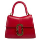 Marc Jacobs The St Marc Mini Top Handle Satchel Crossbody Bag Red