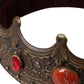 Dolce & Gabbana Bronze Brass Multicolor Crystal Crown Tiara Hat