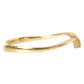 Nialaya Arched Wing Cuff Skyfall Gold CZ 925 Bracelet