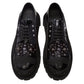 Dolce & Gabbana Black Leather Di Calfskin Sneaker