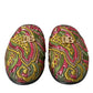 Dolce & Gabbana Multicolor Brocade DG Logo Mule Flat Sandals Shoes