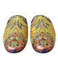 Dolce & Gabbana Multicolor Jacquard DG Logo Mule Flat Sandals Shoes