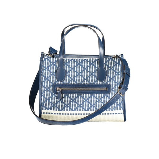 Guess Jeans Blue Cotton Handbag