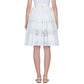 Dolce & Gabbana White Coton Skirt