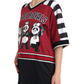 Dolce & Gabbana Multicolor Royals Panda Oversized T-shirt