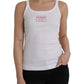 Dolce & Gabbana White St. Tropez Cotton Sleeveless Tank Top