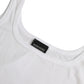 Ermanno Scervino White Cotton Sleevelesss Tank Casual Top