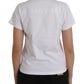 Balenciaga White Cotton Crew Neck Short Sleeves T-shirt