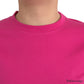 Balenciaga Pink Cotton Crew Neck Short Sleeves Tee T-shirt