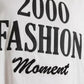 Dolce & Gabbana White 2000 Fashion Moment Lacing Detailed Tee T-shirt