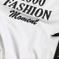 Dolce & Gabbana White Slogan Print Lacing Detailed T-shirt