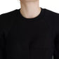 Dolce & Gabbana Black Long Sleeves A-line Mini Cotton Dress