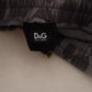 Dolce & Gabbana Gray Leopard Print Sweatpants Jogger Pants