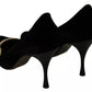 Dolce & Gabbana Black Velvet Ayers High Heels Pumps Shoes