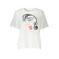 Desigual White Cotton Women T-Shirt