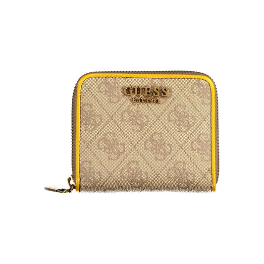 Guess Jeans Yellow Polyethylene Women Wallet