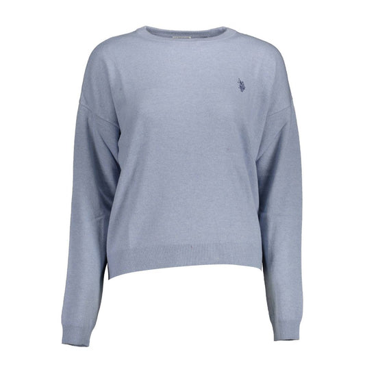 U.S. POLO ASSN. Light Blue Polyamide Women Sweater