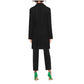 Love Moschino Black Wool Women Coat