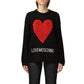 Love Moschino Black Wool Women Sweater