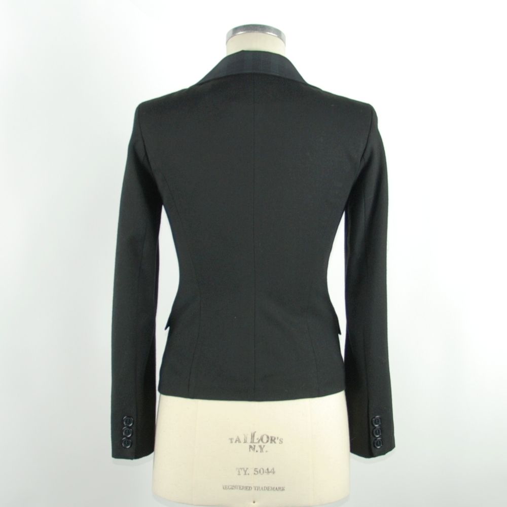 Emilio Romanelli Black Polyester Women's Blazer