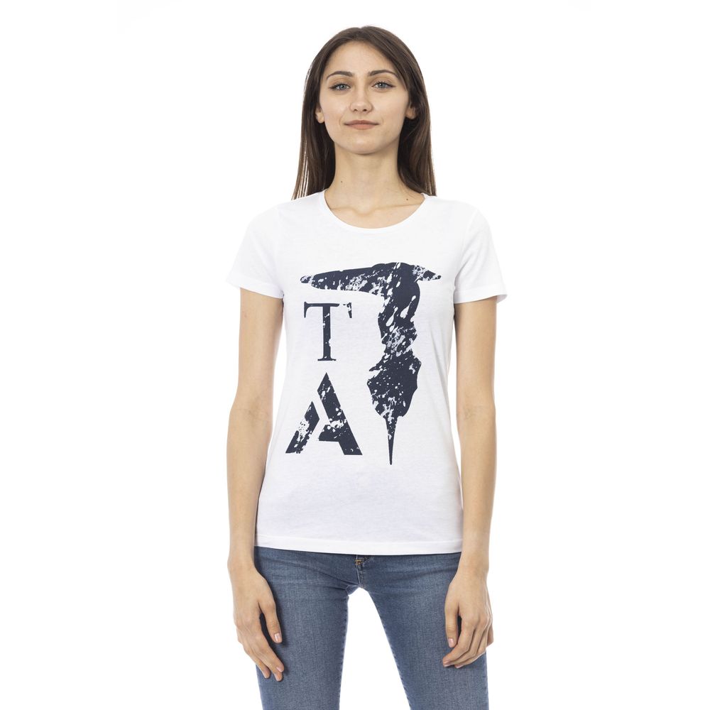 Trussardi Action White Cotton Women Top